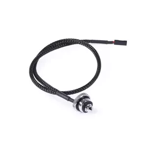 Temperatūras sensors Alphacool 17597 Misiņš Melns Hroms 18mm 17mm