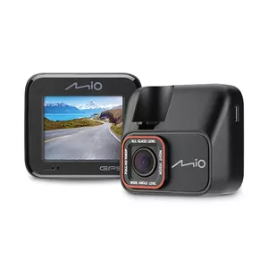 Mio™ MiVue C580 Dash Cam automašīnas priekšpuse ar Full HD (60 bps) un HDR īpaši asiem attēliem dienas un nakts I Micro SD krātuve I automašīnas GPS ātruma kamera un 48 h stāvvietas režīms