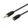 DELTACO MM-159-K 3,5 mm audio kabelis 1 m Photo 2