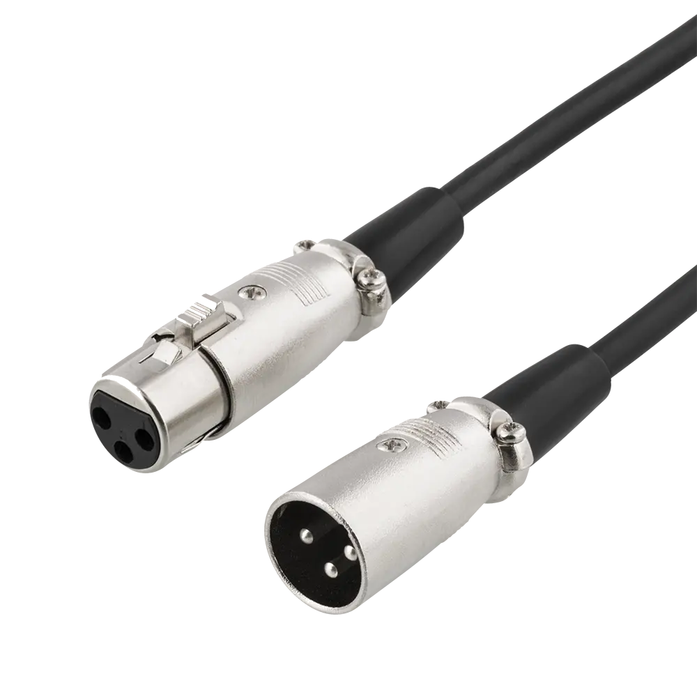 Audio XLR kabelis DELTACO XLR-1030-K 3-pin