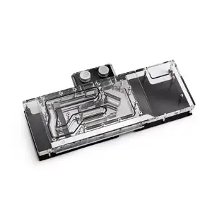 Water block and backplate for GPUs BitsPower BP-VG3090EVXC3 — acrylic, copper, chrome-nickel steel, 125.4×263.7×25 mm