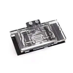 Water block BitsPower Classic VGA BP-VG3070ASF — 144.2×240×26.4 mm, black/silver/transparent, 3-pin RGB