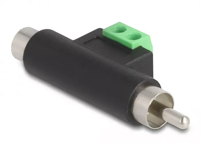 DeLOCK RCA vīriešu un RCA sieviešu uz termināla bloku adapteris 66056 Photo 2
