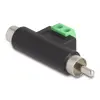 DeLOCK RCA vīriešu un RCA sieviešu uz termināla bloku adapteris 66056 Photo 2