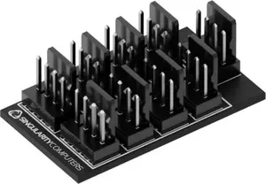Ventilatora hubs Singularity Fan-Node 2x4 SC-PWM-N-2x4 — PWM sadalītājs 2×4 kontaktu ventilatoriem