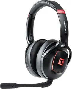 Bezvadu RGB spēļu austiņas Ultrasone METEOR ONE — ar mikrofonu, on‑ear, Bluetooth/bezvadu