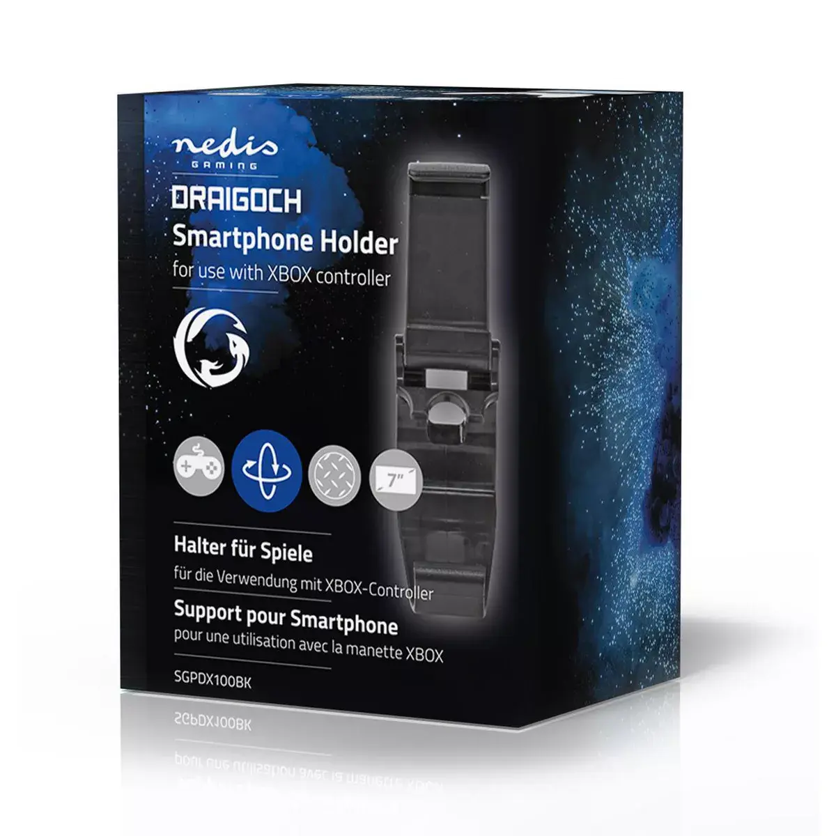 Nedis SGPDX100BK passive mobile phone holder Photo 9