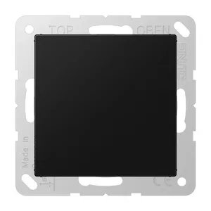 Wall plate cover Jung A594-0SWM screwless plastic blind cover for modular switches