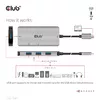 USB Хаб CLUB3D USB Gen2 Type-C на 10Гбит/с 4x USB Type-A Photo 9