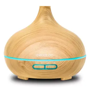 Ultrasonic Humidifier CECOTEC Pure Aroma 300 — 0.3 L Tank, 10 W, Wood Finish, Tabletop