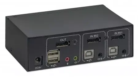 KVM Switch Manhattan DisplayPort 1.2 2-Port Photo 4
