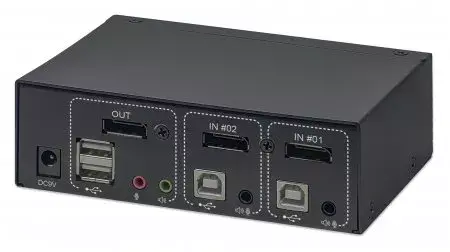 KVM Switch Manhattan DisplayPort 1.2 2-Port Photo 5