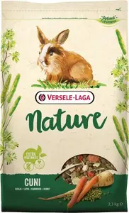 Food for dwarf rabbits VERSELE-LAGA Nature Cuni — complete pellet feed, for miniature rabbit breeds