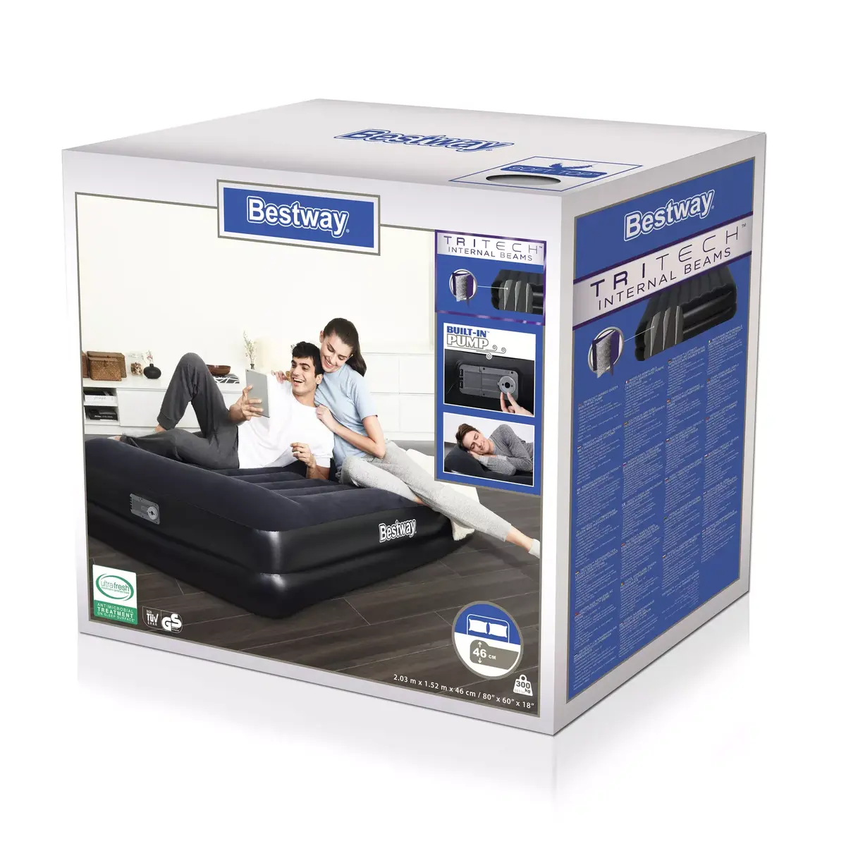 Bestway Flocked Airbed Premium Queen Inflatable Mattress Photo 21