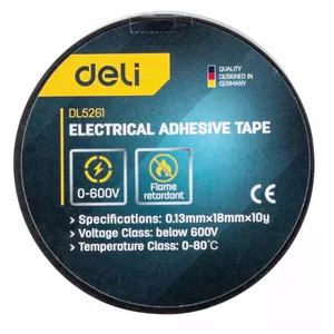 Deli Tools Electrical insulating tape 1 шт