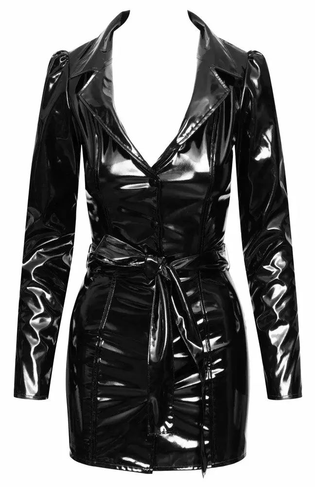 Мини-платье из винила Black Level XL Photo 4
