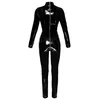 Black Level vinyl jumpsuit bodysuit L Photo 8
