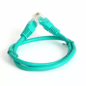 Patch cable EFB K8093.0 0.5 m turquoise – network patch lead, 0.5m length