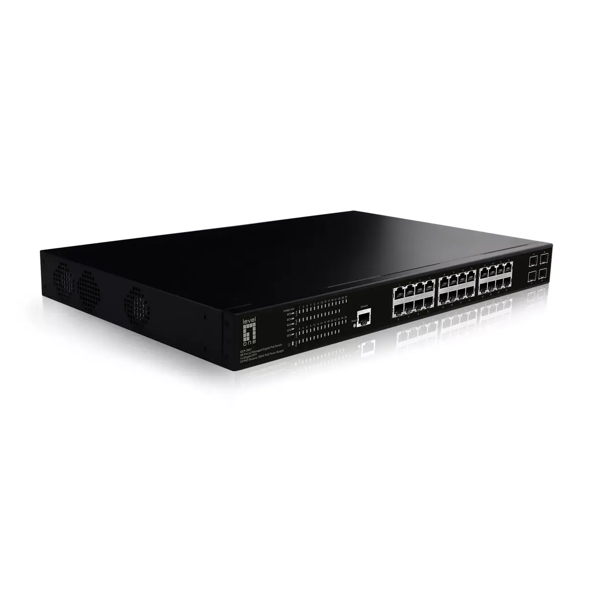 Managed L2 Gigabit Ethernet Switch LevelOne GEP-2861 Photo 3