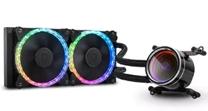 All-in-one liquid cooler BitsPower Cyclops 240 — Black/Silver, 240 mm radiator
