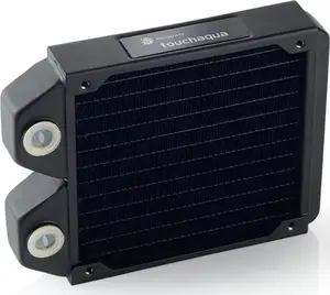 Radiator 120mm BitsPower Tarasque BPTA-NLSS120-F2PB — single 120mm fan slim radiator