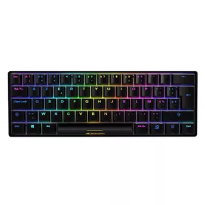 Sharkoon SGK50 S4 Keyboard Gaming USB AZERTY French Black 60% RGB LED