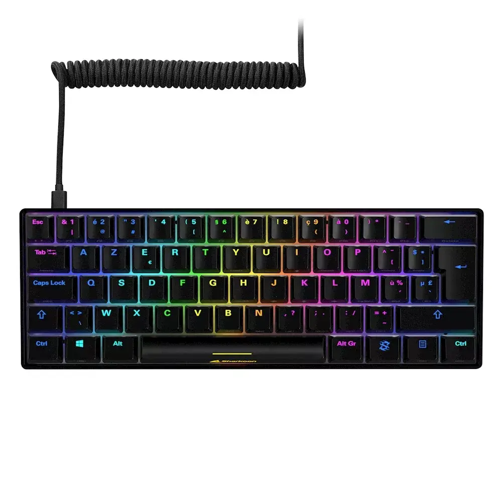 Sharkoon SGK50 S4 Keyboard Gaming USB AZERTY French Photo 2