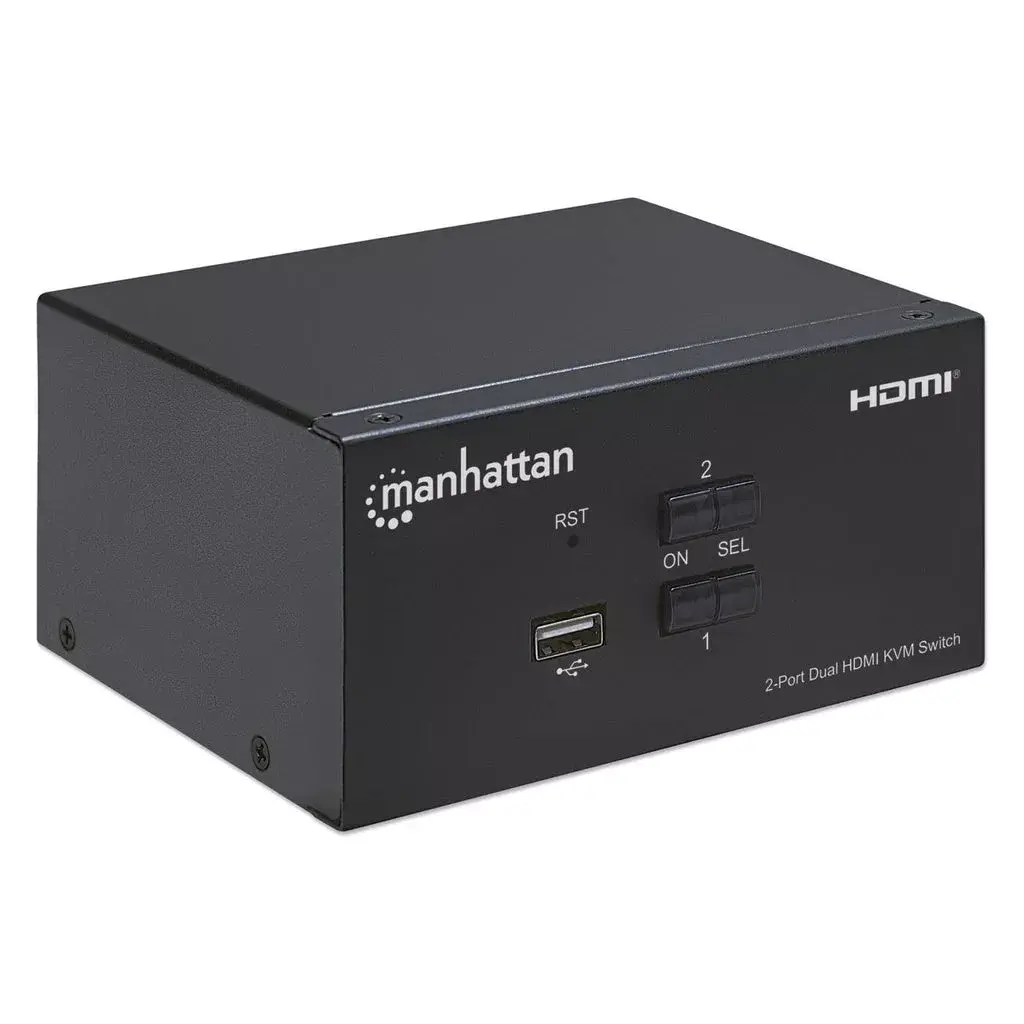 KVM slēdzis Manhattan 2-portu 4K HDMI Photo 2