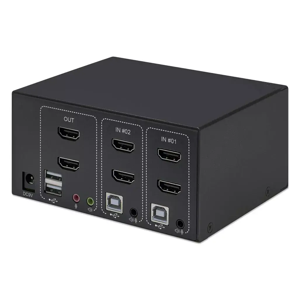 KVM slēdzis Manhattan 2-portu 4K HDMI Photo 4