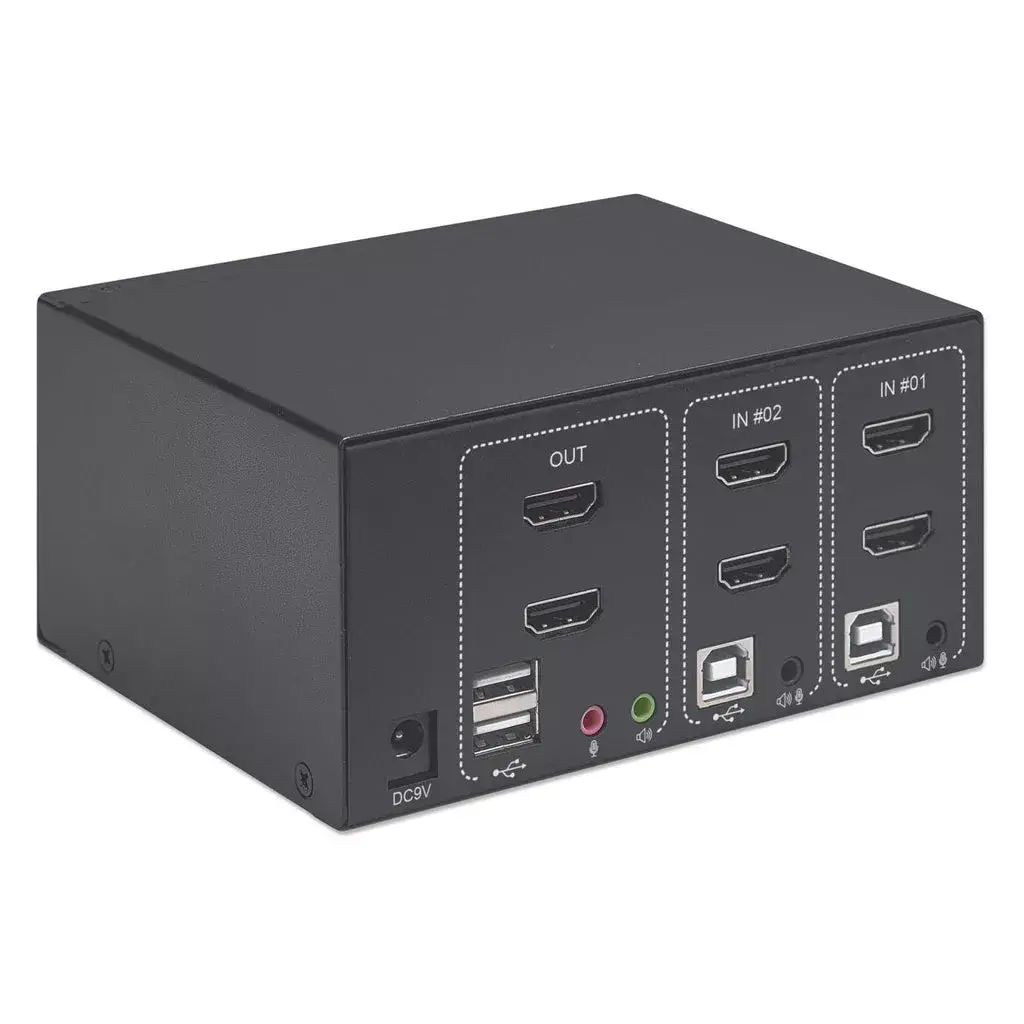 KVM slēdzis Manhattan 2-portu 4K HDMI Photo 5