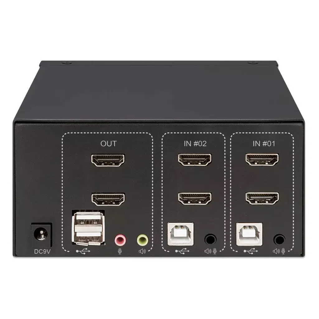 KVM slēdzis Manhattan 2-portu 4K HDMI Photo 6