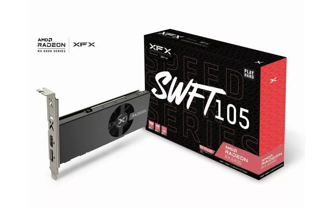 Видеокарта XFX Radeon RX 6400 RX-64XL4SFG2 Photo 7