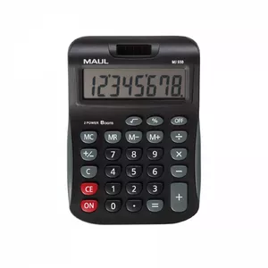 Calculator MAUL MJ 550 Pocket Display Black 8 Digits 1 Line