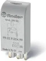 Finder 99.02.0.024.59 LED Signaling Module, Green, 6-24V AC/DC