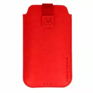 Ādas kabatas maciņš iLike XS Red - kabatas ādas telefona vāciņš