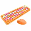 MOFII Sweet Wireless Клавиатура и Мышь - Многоцветный Дизайн Photo 2