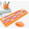 MOFII Sweet Wireless Клавиатура и Мышь - Многоцветный Дизайн Photo 3