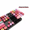 MOFII Sweet Wireless Клавиатура и Мышь - Многоцветный Дизайн Photo 5