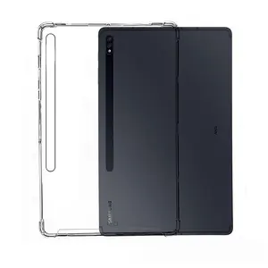 eSTUFF ORLANDO Tablet Cover Transparent Thermoplastic Polyurethane for Samsung Galaxy Tab S7 and S8