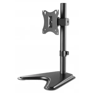 Desk TV & Monitor Mount MANHATTAN 10–27" Tilt/Swivel/Rotation VESA 75×75–100×100 Max 7 kg Black