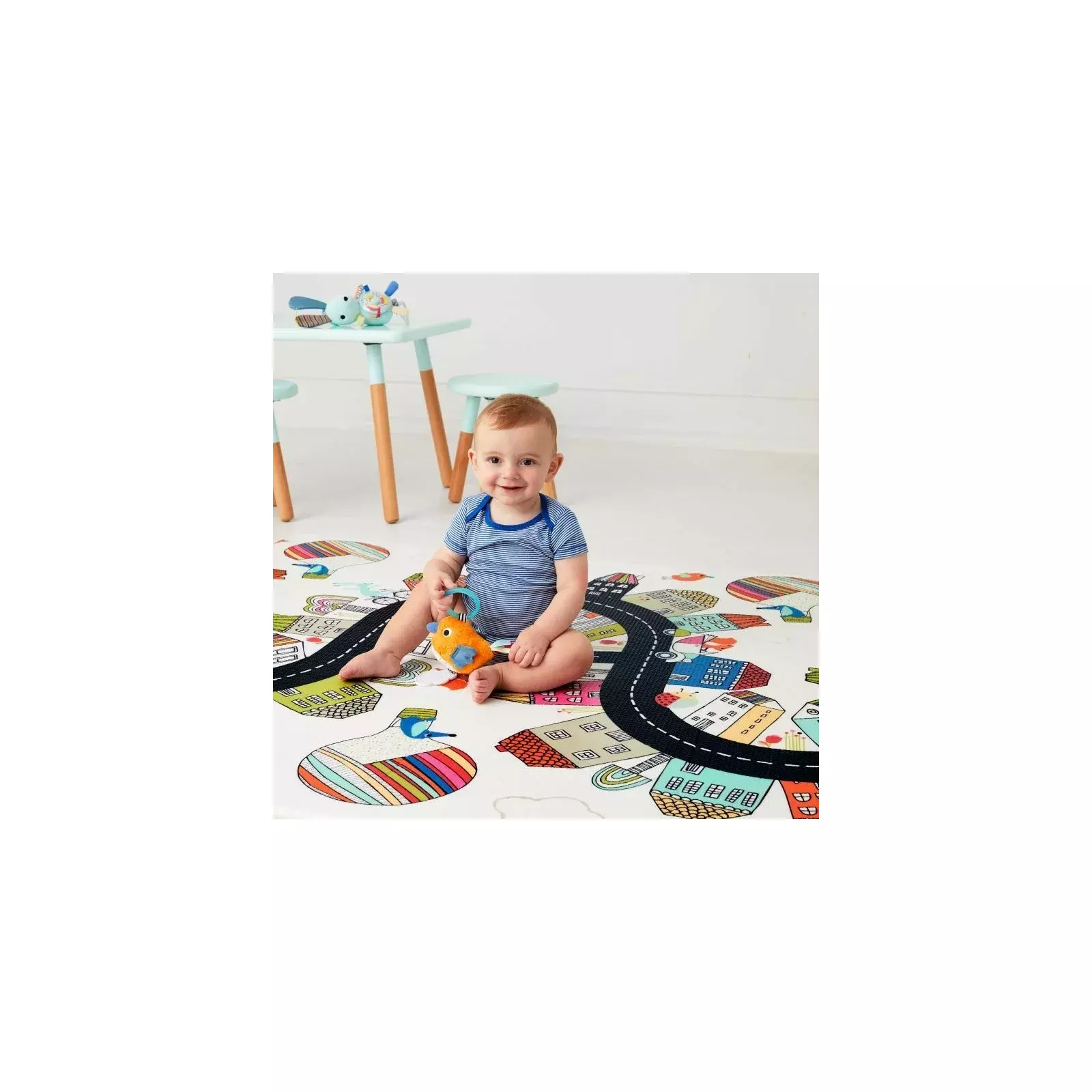 Doubleplay Reversible Playmat - Vibrant Village