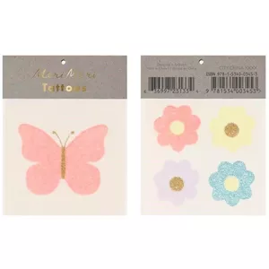 Tattoos Floral Butterfly Small