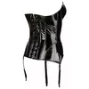 black level vinyl corset 28402001052, XL, black Photo 6