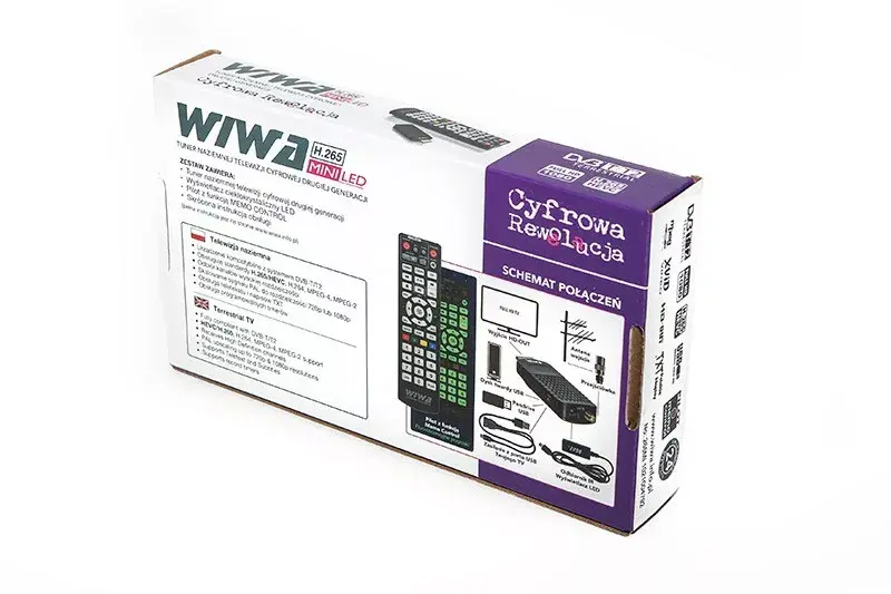 ТВ-приёмник WIWA H.265 MINI LED — DVB-T2, H.265 Photo 5