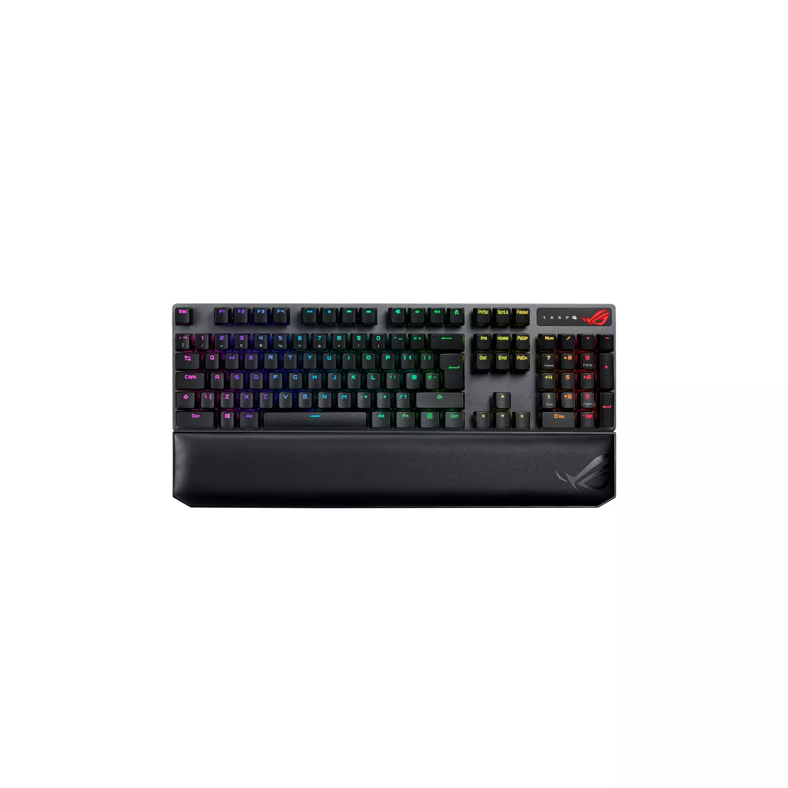  ASUS ROG Strix Scope NX Wireless Deluxe Gaming Keyboard -  Tri-Mode Connectivity (2.4GHz RF, Bluetooth, Wired), ROG NX Red Mechanical  Switches, PBT Keycaps, Aura Sync RGB, Magnetic Wrist Rest, Black 