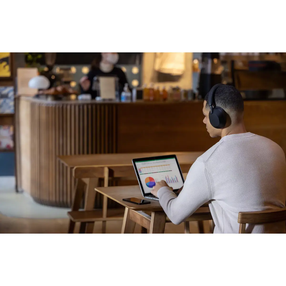 Sony WH-1000XM5 Беспроводные наушники с шумоподавлением, черные Photo 9