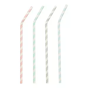 Papstar 88331 disposable drinking straws 100 pc(s) Assorted colours