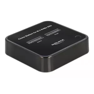 DeLOCK 64177 HDD/SSD dokstacija USB 3.2 Gen 2 (3.1 Gen 2) Type-C Melns