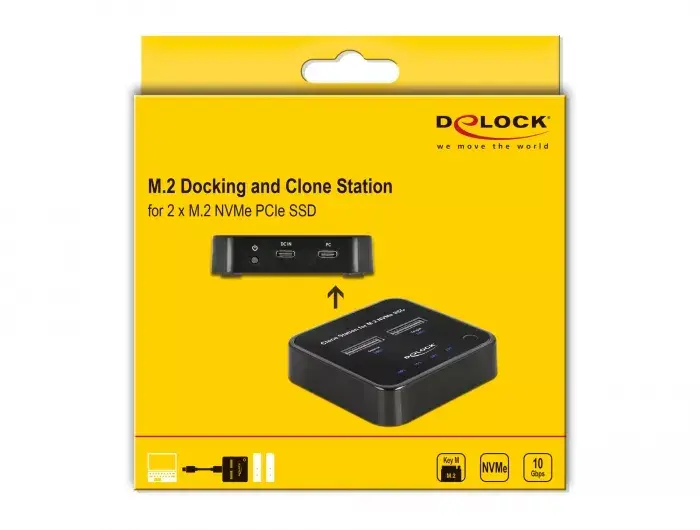 DeLOCK M.2 dokstacija 2 x M.2 NVMe PCIe SSD Photo 7
