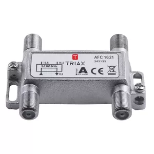 Kabeļu sadalītājs Triax 343133 75 Ω 5 - 1218 MHz F savienotāji